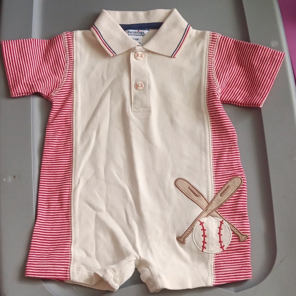 Hartstrings baseball romper - Picture 1 of 1